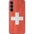 Switzerland Flag Distressed Galaxy A35 5G Skin